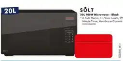 The Good Guys SÔLT 20L 700W Microwave - Black offer