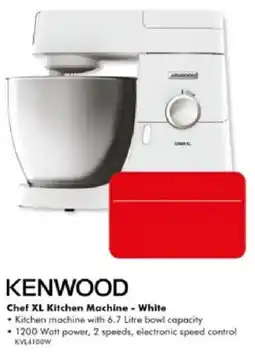 The Good Guys Kenwood Chef XL Kitchen Machine - White offer