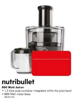 The Good Guys nutribullet 800 Watt Juicer offer