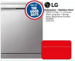 The Good Guys LG Dishwasher - Stainless Steel offer