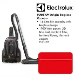 The Good Guys Electrolux PURE C9 Origin Bagless Vacuum offer