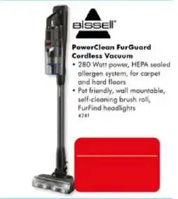The Good Guys Bissell PowerClean FurGuard Cordless Vacuum offer