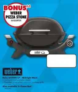 The Good Guys Weber Baby Q1000N LP - Midnight Black offer