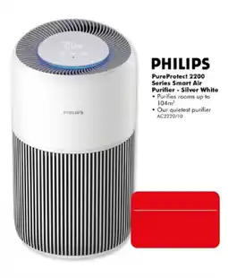 The Good Guys Philips PureProtect 2200 Series Smart Air Purifier - Silver White offer