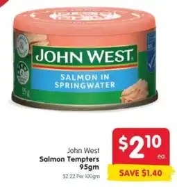 Spar John West Salmon Tempters offer