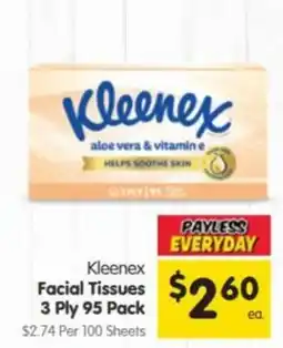 Spar Kleenex Facial Tissues offer