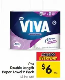 Spar Viva Double Length Paper Towel offer