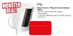 The Good Guys ring Indoor Camera - Plug-in Security Camera - White offer