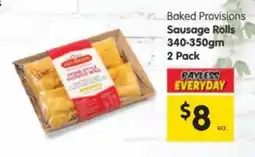 Spar Baked Provisions Sausage Rolls offer