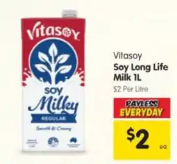 Spar Vitasoy Soy Long Life Milk offer