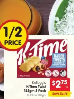 Spar Kellogg's K-Time Twist offer