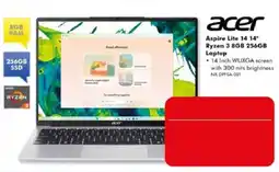 The Good Guys Acer Aspire Lite 14 14" Ryzen 3 8GB 256GB Laptop offer