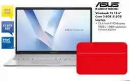 The Good Guys ASUS Vivobook 15 15.6" Core 3 8GB 512GB Laptop offer