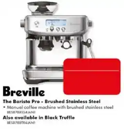 The Good Guys Breville The Barista Pro - Brushed Stainless Steel offer