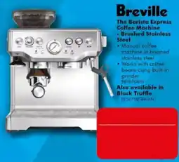 The Good Guys Breville The Barista Express Coffee Machine - Brushed Stainless Steel offer