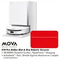 The Good Guys Mova S70 Pro Roller Wet & Dry Robotic Vacuum offer