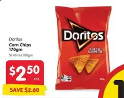 Spar Doritos Corn Chips offer