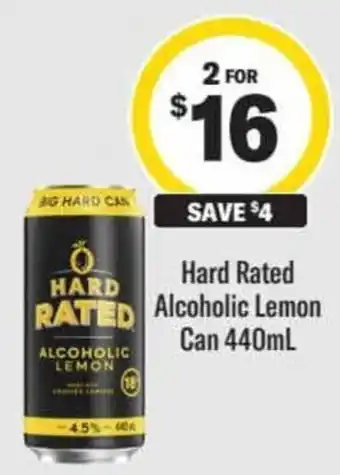 Hard Rated Alcoholic Lemon