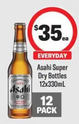 Liquorland Asahi Super Dry Bottles offer