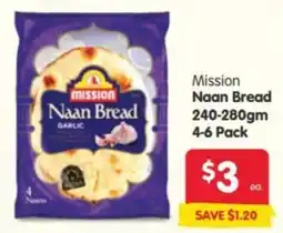 Spar Mission Naan Bread offer