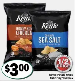 Friendly Grocer Kettle Potato Chips Varieties offer