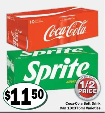 Coca-Cola Soft Drink Varieties