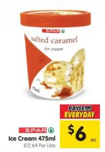 Spar SPAR salted caramel ice cream offer