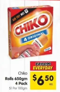 Spar Chiko Rolls offer