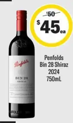 Liquorland Penfolds Bin 28 Shiraz offer