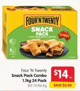 Spar Four 'N Twenty Snack Pack Combo offer