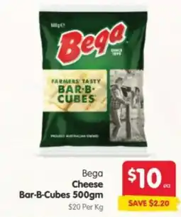 Spar Bega Cheese Bar-B-Cubes offer