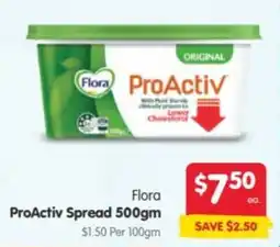 Spar Flora ProActiv Spread offer