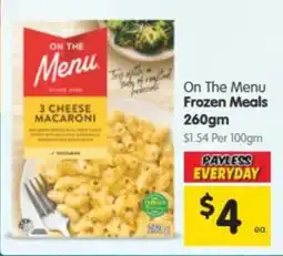 Spar On The Menu 3 Cheese Macaroni offer