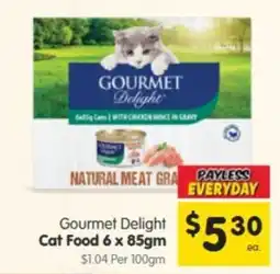 Spar Gourmet Delight Cat Food offer