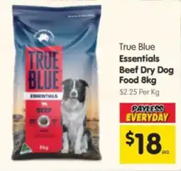 Spar True Blue Essentials Beef Dry Dog Food offer