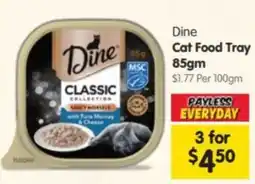 Spar Dine Cat Food Tray offer