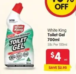 Spar White King Toilet Gel offer