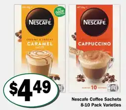 Friendly Grocer Nescafe Coffee Sachets Varieties offer