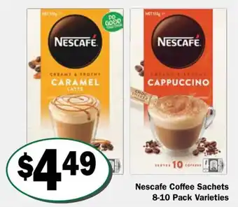 Nescafe Coffee Sachets Varieties