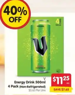 Spar V Energy Drink offer