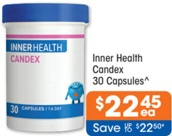 Good Price Pharmacy Inner Health Candex 30 Capsules offer