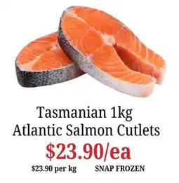 Farmer Jack's Tasmanian Atlantic Salmon Cutlets offer