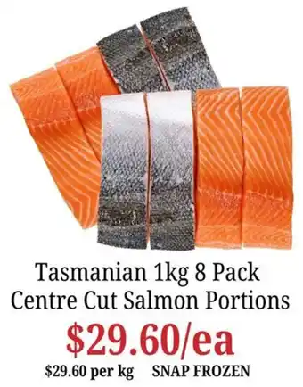 Farmer Jack's Tasmanian Centre Cut Salmon Portions offer