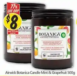 NQR Airwick Botanica Candle Mint & Grapefruit offer