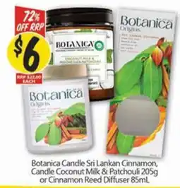 NQR Botanica Candle Sri Lankan Cinnamon offer