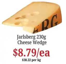 Farmer Jack's Jarlsberg Cheese Wedge offer