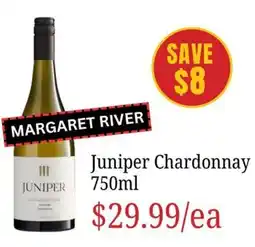 Farmer Jack's Juniper Chardonnay offer