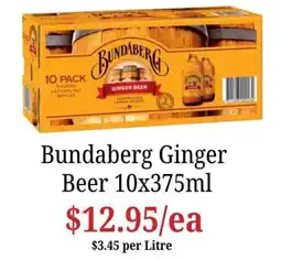 Farmer Jack's Bundaberg Ginger Beer offer