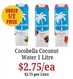 Farmer Jack's Cocobella Coconut Water offer