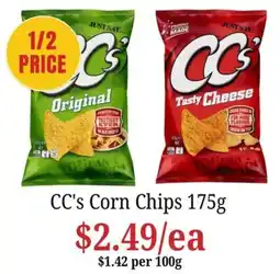Farmer Jack's CC's Corn Chips offer